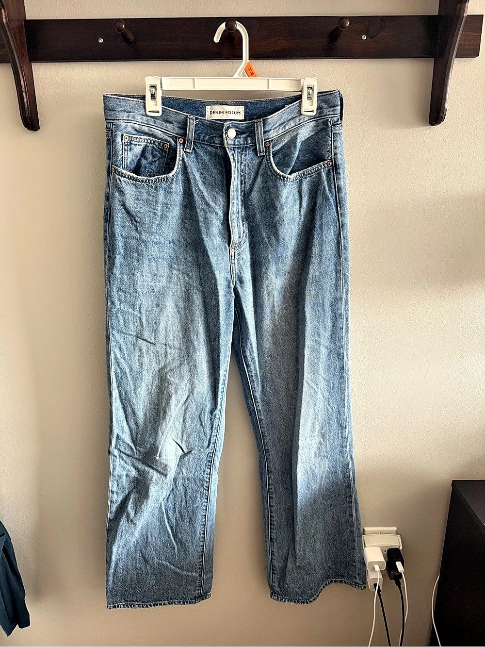 Denim Forum The '90s Winona Hi-Rise Wide Leg Jeans - Picture 2 of 6
